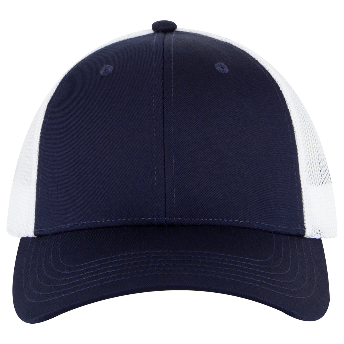 OTTO CAP 6 Panel Low Profile Mesh Back Trucker Hat OTTO 83-473 Otto Cap