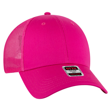 OTTO CAP® 6 Panel Low Profile Mesh Back Trucker Hat OTTO 83-473
