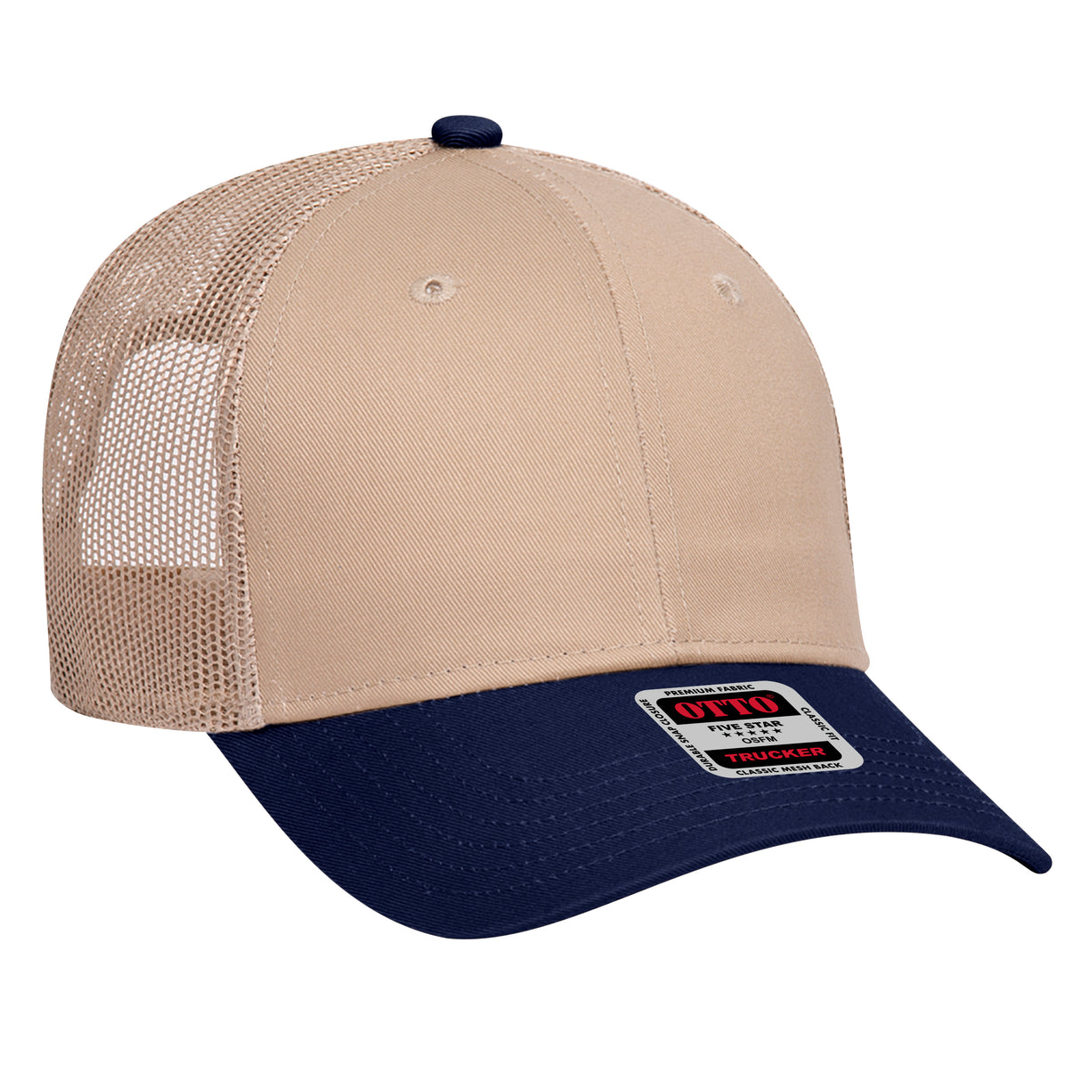 OTTO CAP® 6 Panel Low Profile Mesh Back Trucker Hat OTTO 83-473