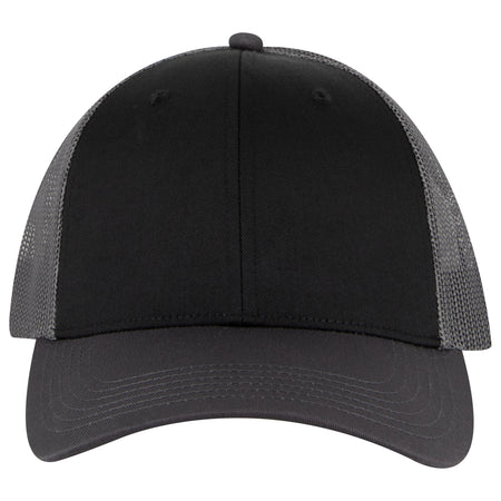 OTTO CAP 6 Panel Low Profile Mesh Back Trucker Hat OTTO 83-473 Otto Cap 250325 - Ch.Gry/Blk/Ch.Gry OSFM - Adult