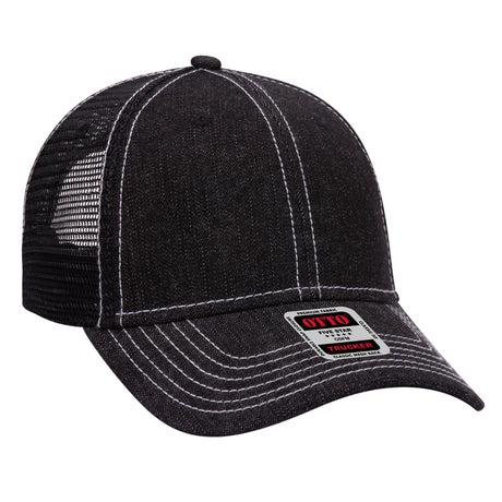 OTTO CAP® 6 Panel Low Profile Mesh Back Trucker Hat OTTO 83-509