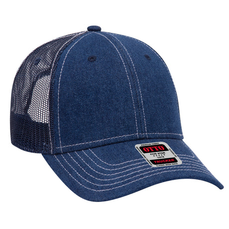 OTTO CAP® 6 Panel Low Profile Mesh Back Trucker Hat OTTO 83-509