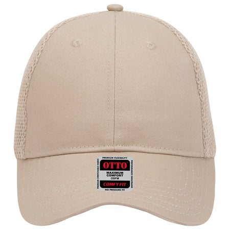 OTTO CAP "OTTO COMFY FIT" 6 Panel Low Profile Baseball Cap OTTO 83-605 Otto Cap 032 - Khaki OSFM - Adult