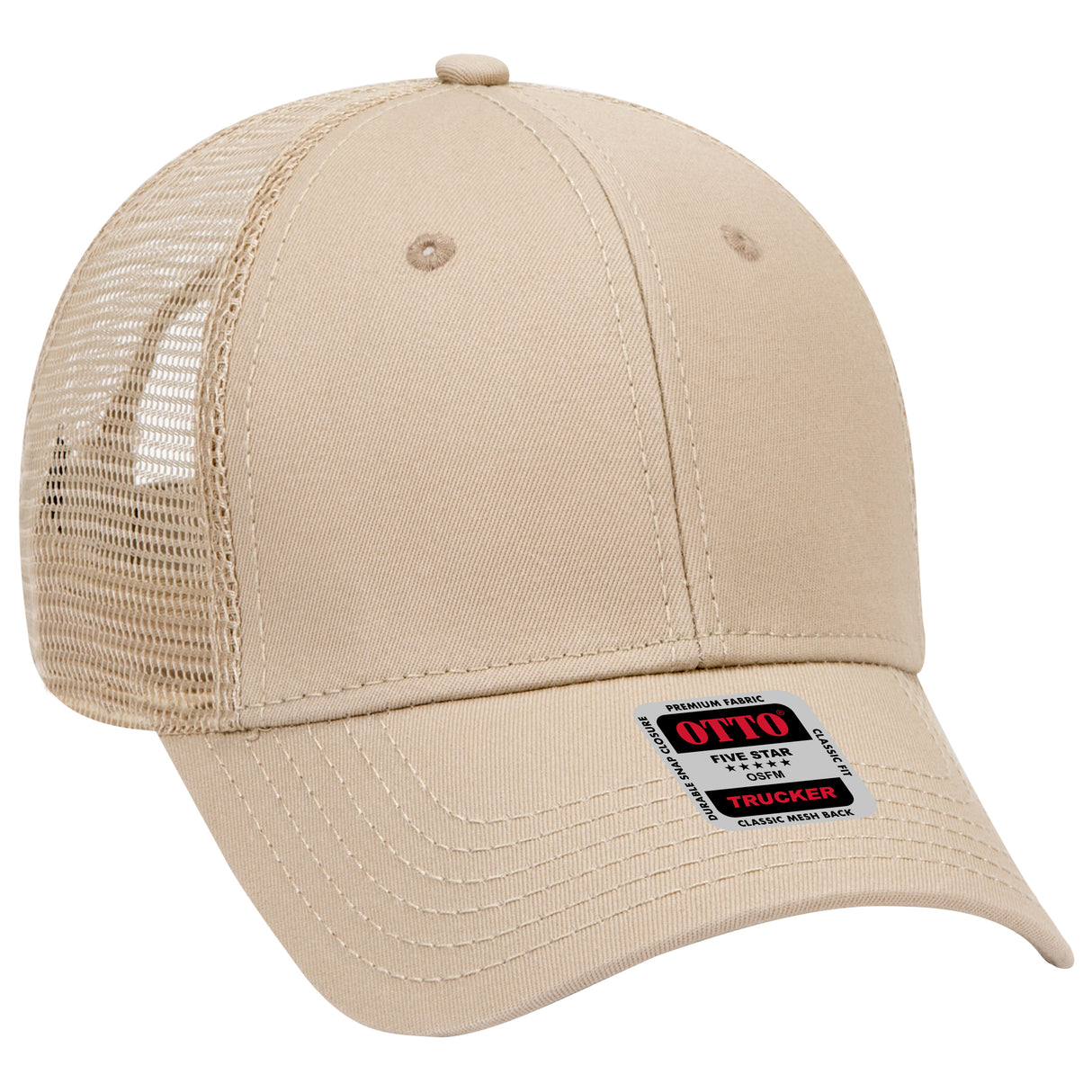 OTTO CAP® 6 Panel Low Profile Mesh Back Trucker Hat OTTO 83-942