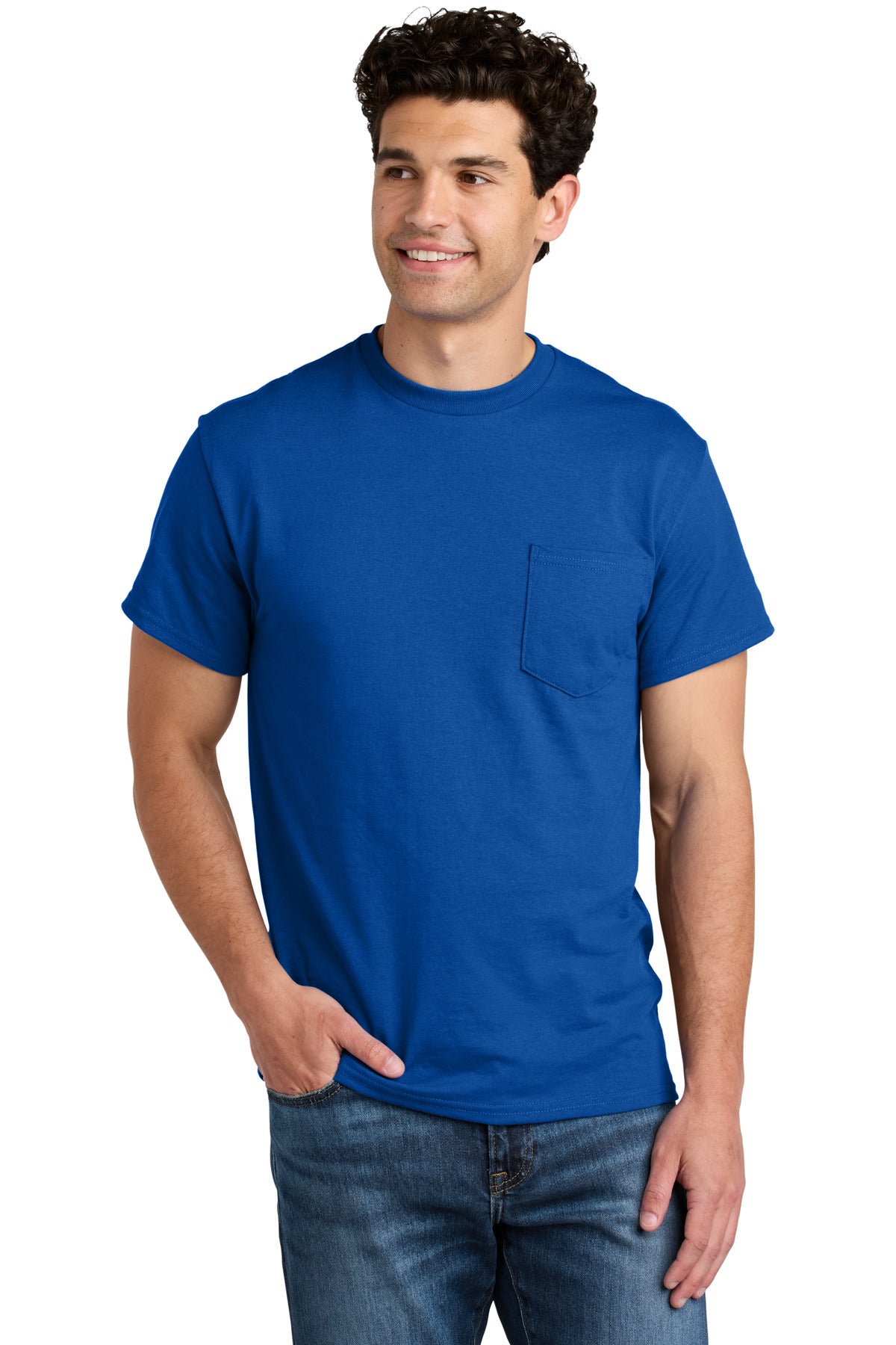 Gildan ®  - DryBlend ®  50 Cotton/50 Poly Pocket T-Shirt. 8300 - Gildan 8300