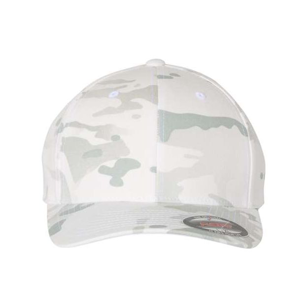 Flexfit Cotton Blend Cap - Flexfit 6277 Flexfit Multicam Alpine S/M