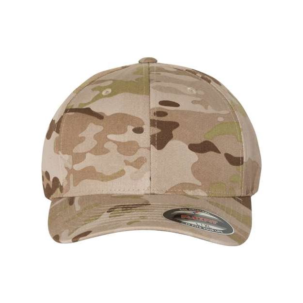 Flexfit Cotton Blend Cap - Flexfit 6277 Flexfit Multicam Arid S/M