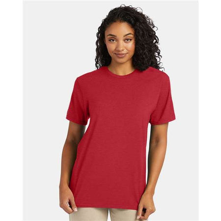 Hanes Perfect-T T-Shirt - Heather Red - Hanes 4980 Hanes Heather Red S