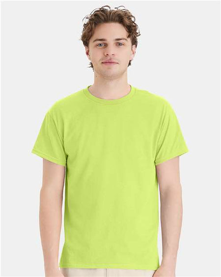 Hanes Ecosmart™ T-Shirt - Safety Green - Hanes 5170 Hanes