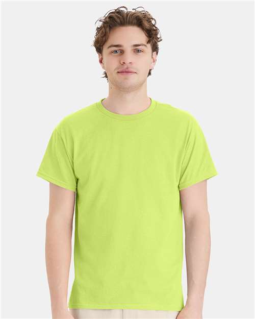 Hanes Ecosmart™ T-Shirt - Safety Green - Hanes 5170 Hanes