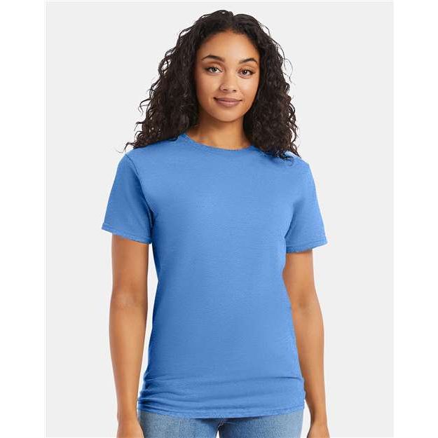 Hanes Essential-T T-Shirt - Carolina Blue - Hanes 5280 Hanes Carolina Blue S