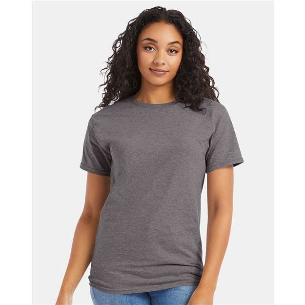 Hanes Essential-T T-Shirt - Oxford Grey - Hanes 5280 Hanes Oxford Grey S