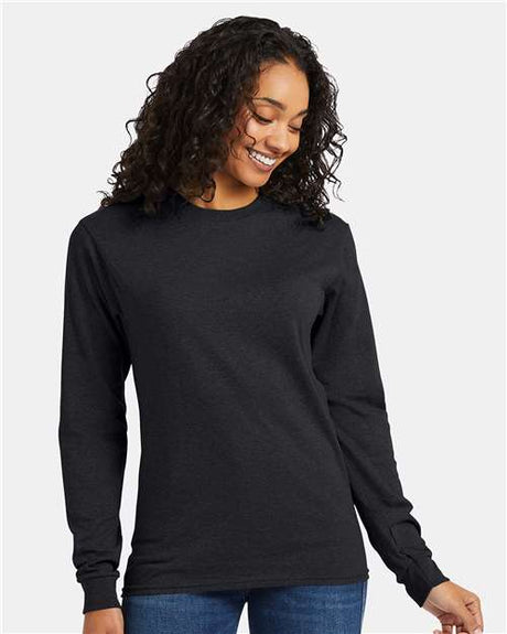 Hanes Essential-T Long Sleeve T-Shirt - Hanes 5286