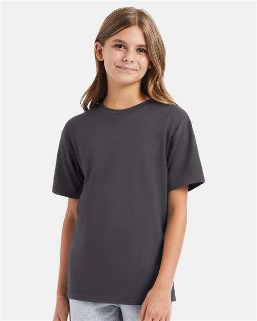 Hanes Perfect-T Youth T-Shirt - Hanes 498Y Hanes