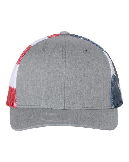 Richardson Printed Mesh Trucker Cap - Richardson 112PM