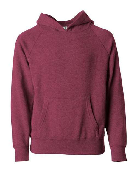 Independent Trading Co. Youth Lightweight Special Blend Raglan Hooded Sweatshirt - Independent Trading Co. PRM15YSB