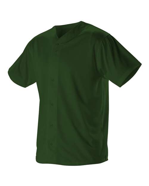Alleson Athletic Men's Full Button Lightweight Baseball Jersey - Alleson Athletic 52MBFJ