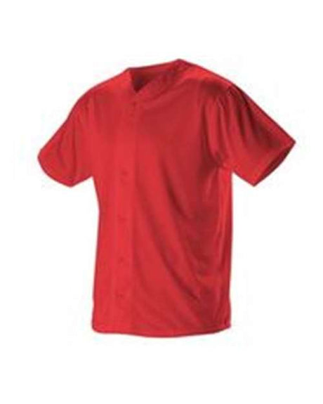 Alleson Athletic Youth Full Button Lightweight Baseball Jersey - Alleson Athletic 52MBFJY