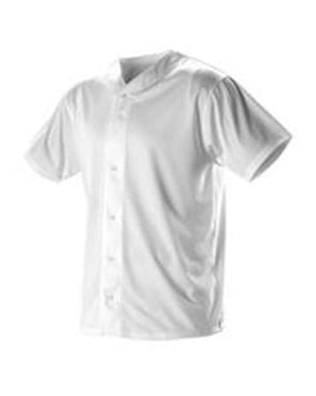 Alleson Athletic Youth Full Button Lightweight Baseball Jersey - Alleson Athletic 52MBFJY