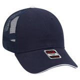 OTTO CAP® 6 Panel Low Profile Mesh Back Trucker Hat OTTO 84-482