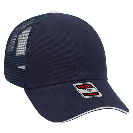 OTTO CAP® 6 Panel Low Profile Mesh Back Trucker Hat OTTO 84-482