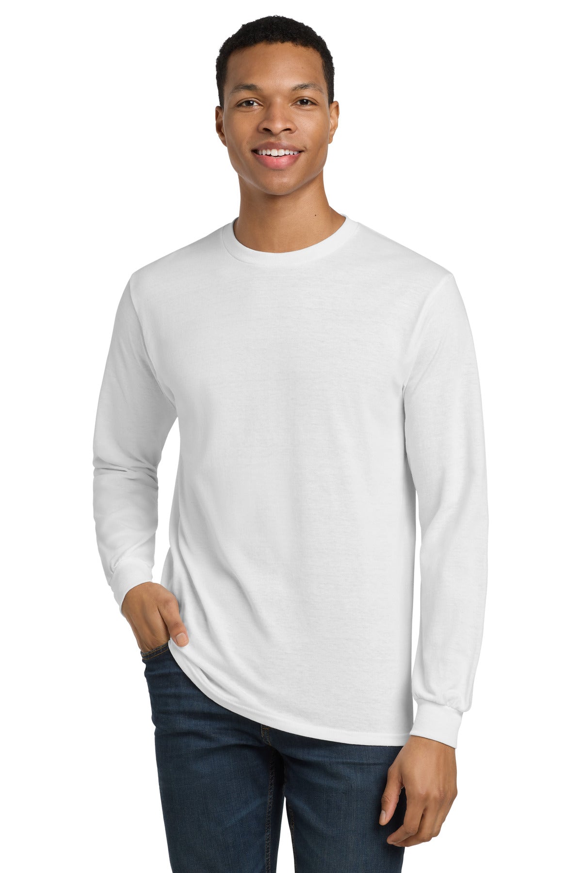Gildan ®  - DryBlend ®  50 Cotton/50 Poly Long Sleeve T-Shirt. 8400 - Gildan 8400