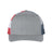 Richardson Printed Mesh Trucker Cap - Richardson 112PM Richardson Heather Grey/ Stars & Stripes Adjustable