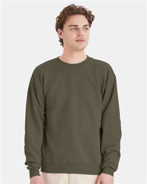 Hanes Ecosmart® Crewneck Sweatshirt - Fatigue Green - Hanes P160