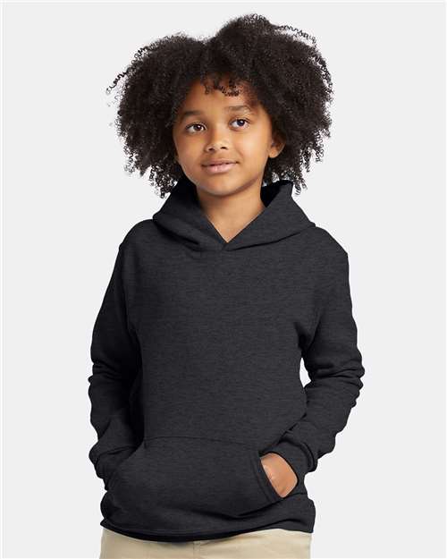 Hanes P473 Youth EcoSmart Hooded Sweatshirt
