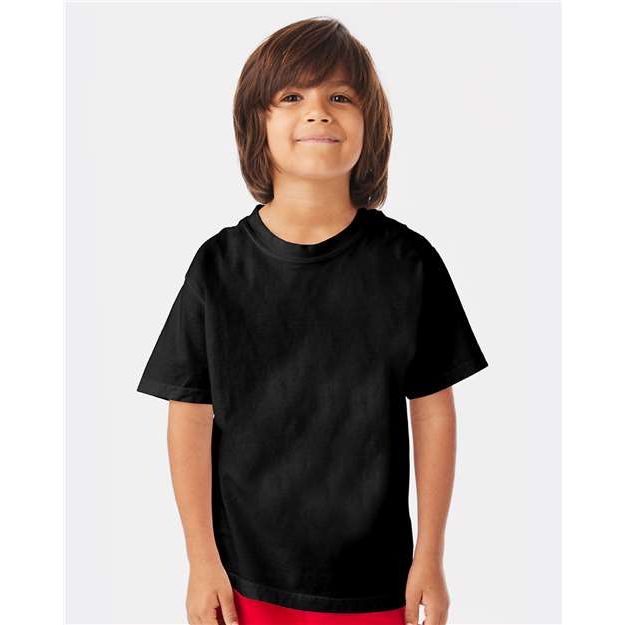 ComfortWash by Hanes Garment-Dyed Youth T-Shirt - ComfortWash by Hanes GDH175 ComfortWash by Hanes Black XS