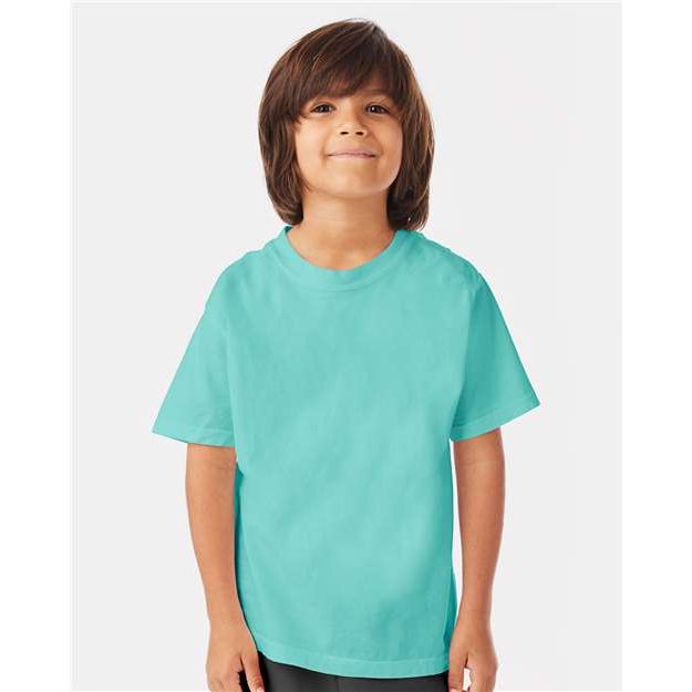 ComfortWash by Hanes Garment-Dyed Youth T-Shirt - ComfortWash by Hanes GDH175 ComfortWash by Hanes Mint XS