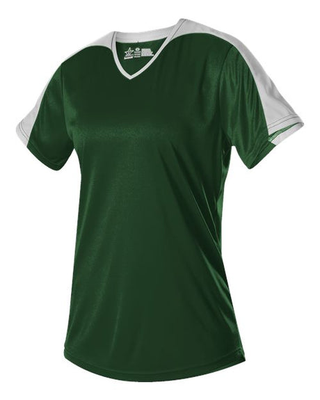 Alleson Athletic Girls' V-Neck Fastpitch Jersey - Alleson Athletic 558VG