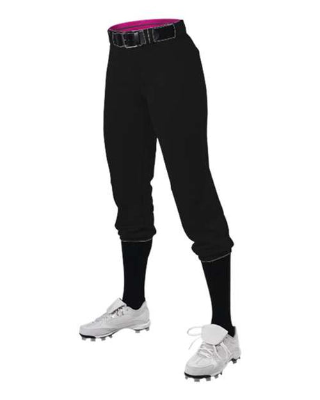 Alleson Athletic Girls' Premium Fastpitch Softball Pants with Belt Loops - Alleson Athletic 615PSG