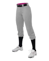 Alleson Athletic Girls' Premium Fastpitch Softball Pants with Belt Loops - Alleson Athletic 615PSG