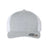 Flexfit 110® Mesh-Back Cap - Flexfit 110M Flexfit Melange Silver/ White Adjustable