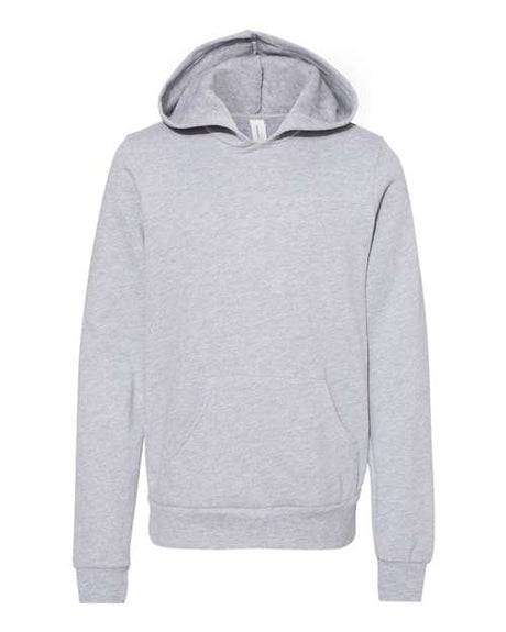 BELLA + CANVAS Youth Sponge Fleece Hoodie Sweatshirt - BELLA + CANVAS 3719Y