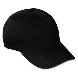 Washed Twill Sandwich Bill Cap Joe's USA Black/White