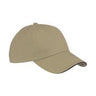 Washed Twill Sandwich Bill Cap Joe's USA Khaki/Black