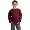 Youth Crewneck Sweatshirt Joe's USA Maroon Youth X-Small