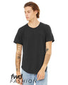 BELLA + CANVAS Men's Jersey Curved Hem Tee - BELLA + CANVAS 3003