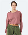 Bella + Canvas 6501 Women's FWD Fashion Crop Long Sleeve Tee