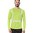 Bayside USA-Made Hi-Visibility Long Sleeve Performance T-Shirt - Segmented Tape - Bayside 3740 Bayside Lime Green S