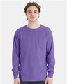 ComfortWash by Hanes Unisex Garment-Dyed Long Sleeve T-Shirt With a Pocket - ComfortWash by Hanes GDH250