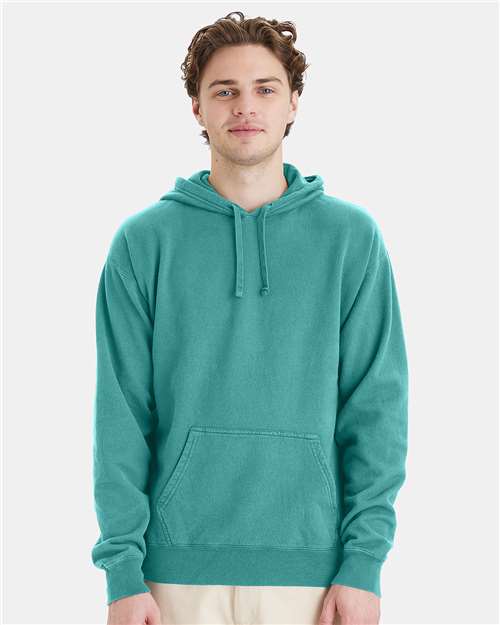 ComfortWash by Hanes Garment-Dyed Hooded Sweatshirt - Spanish Moss - ComfortWash by Hanes GDH450 ComfortWash by Hanes Spanish Moss S