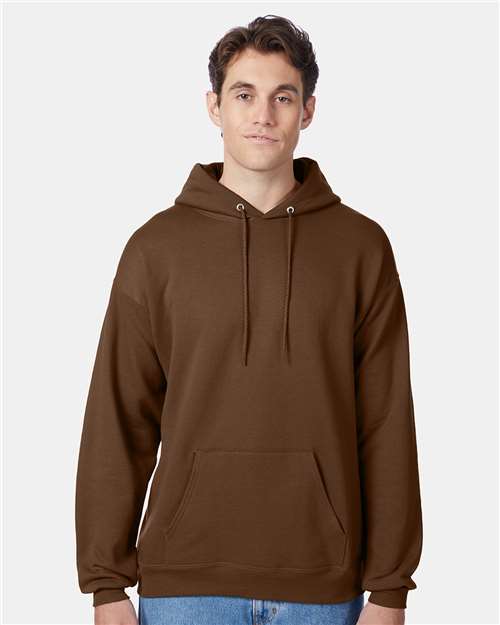 Hanes Ecosmart® Hooded Sweatshirt - Army Brown - Hanes P170 Hanes