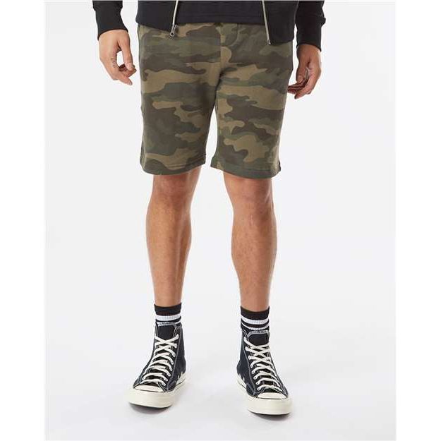 Independent Trading Co. Midweight Fleece Shorts - Independent Trading Co. IND20SRT Independent Trading Co. Forest Camo XS