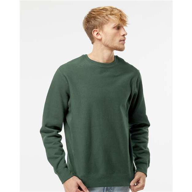 Independent Trading Co. Legend - Premium Heavyweight Cross-Grain Crewneck Sweatshirt - Independent Trading Co. IND5000C Independent Trading Co. Alpine Green XS