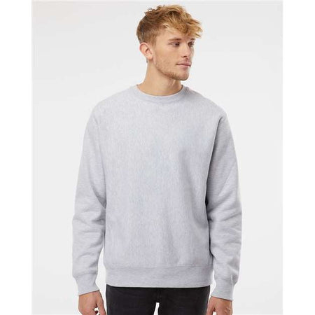 Independent Trading Co. Legend - Premium Heavyweight Cross-Grain Crewneck Sweatshirt - Independent Trading Co. IND5000C Independent Trading Co. Grey Heather XS