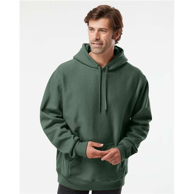 Independent Trading Co. Legend - Premium Heavyweight Cross-Grain Hooded Sweatshirt - Independent Trading Co. IND5000P Independent Trading Co. Alpine Green XS