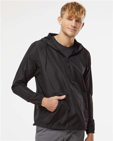 Independent Trading Co. Unisex Lightweight Quarter-Zip Windbreaker Pullover Jacket - Independent Trading Co. EXP54LWP